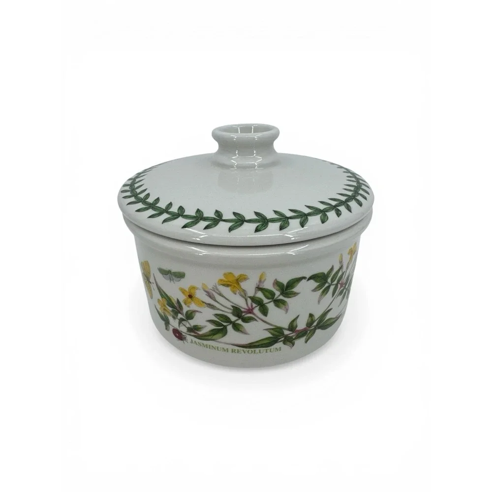 Portmeirion Botanic Garden‎ Yellow Jasmine Individual Casserole with Lid 5